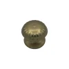 Bouton tirant de porte fixe D70 mm en aluminium Bronze poli - breveté .