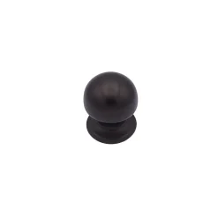 Bouton tirant de porte fixe D50 mm en aluminium Marron foncé - breveté - lot de 6 boutons