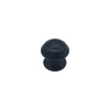 Bouton tirant de porte fixe D60 mm en aluminium Noir - breveté - lot de 6 boutons