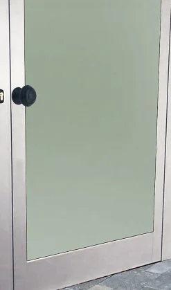 Bouton tirant de porte fixe D60 mm en aluminium Noir - breveté - lot de 6 boutons