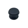 Bouton tirant de porte fixe D80 mm en aluminium Noir - breveté
