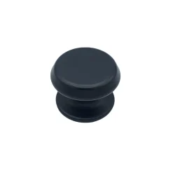 Bouton tirant de porte fixe D80 mm en aluminium Noir - breveté