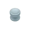 Bouton tirant de porte fixe D70 mm en aluminium Gris argent - breveté