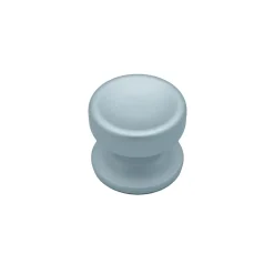 Bouton tirant de porte fixe D70 mm en aluminium Gris argent - breveté