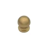 Bouton tirant de porte fixe D50 mm en aluminium Bronze poli - breveté - lot de 6 boutons
