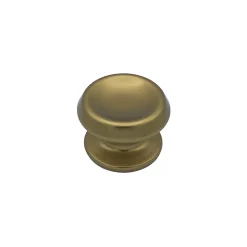 Bouton tirant de porte fixe D80 mm en aluminium Bronze poli - breveté .