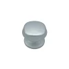 Bouton tirant de porte fixe D70 mm en aluminium Gris argent - breveté - lot de 6 boutons