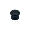 Bouton tirant de porte fixe D70 mm en aluminium Noir - breveté