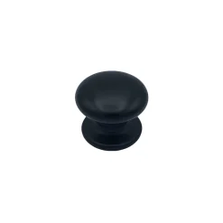 Bouton tirant de porte fixe D70 mm en aluminium Noir - breveté