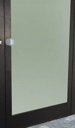 Bouton tirant de porte fixe D60 mm en aluminium Gris argent - breveté