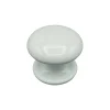 Bouton tirant de porte fixe D70 mm en aluminium BLANC RAL 9010 - breveté - lot de 6 boutons