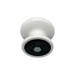 Bouton tirant de porte fixe D70 mm en aluminium BLANC RAL 9010 - breveté - lot de 6 boutons