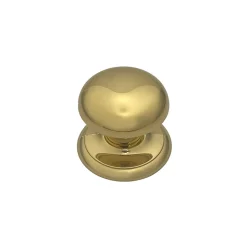 Bouton tirant de porte fixe en laiton D70 mm Laiton poli