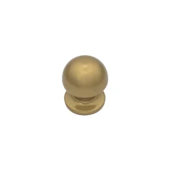 Bouton tirant de porte fixe D50 mm en aluminium Bronze poli - breveté