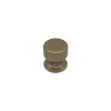 Bouton tirant de porte fixe D50 mm en aluminium Bronze poli - breveté - lot de 6 boutons