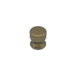 Bouton tirant de porte fixe D50 mm en aluminium Bronze poli - breveté - lot de 6 boutons