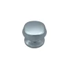 Bouton tirant de porte fixe D70 mm en aluminium Argent poli - breveté - lot de 6 boutons