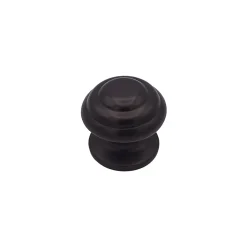 Bouton tirant de porte fixe D70 mm en aluminium Marron foncé - breveté