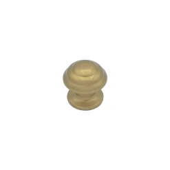 Bouton tirant de porte fixe D60 mm en aluminium Bronze poli - breveté - lot de 6 boutons