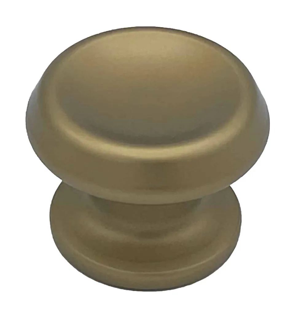 Bouton tirant de porte fixe D60 mm en aluminium Bronze satiné - breveté - lot de 6 boutons