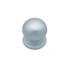 Bouton tirant de porte fixe D70 mm en aluminium Gris argent - breveté