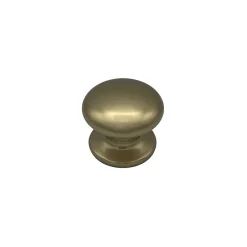 Bouton tirant de porte fixe D70 mm en aluminium Bronze poli - breveté
