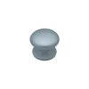 Bouton tirant de porte fixe D70 mm en aluminium Gris argent - breveté