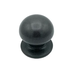 Bouton tirant de porte fixe D70 mm en aluminium GRIS ANTIQUE - breveté - lot de 6 boutons
