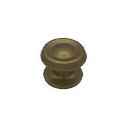 Bouton tirant de porte fixe D80 mm en aluminium Bronze poli - breveté - lot de 6 boutons
