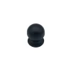 Bouton tirant de porte fixe D50 mm en aluminium Noir - breveté