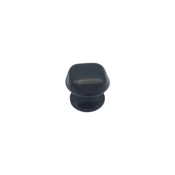 Bouton tirant de porte fixe D60 mm en aluminium Marron foncé - breveté - lot de 6 boutons