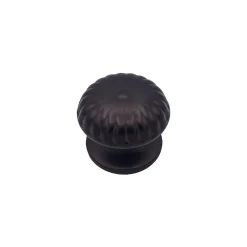 Bouton tirant de porte fixe D70 mm en aluminium Marron foncé - breveté - lot de 6 boutons