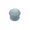 Bouton tirant de porte fixe D80 mm en aluminium Gris argent - breveté