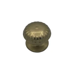 Bouton tirant de porte fixe D70 mm en aluminium Bronze poli - breveté - lot de 6 boutons
