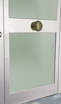 Bouton tirant de porte fixe D70 mm en aluminium Bronze poli - breveté - lot de 6 boutons