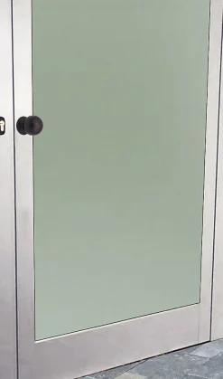 Bouton tirant de porte fixe D50 mm en aluminium Marron foncé - breveté
