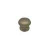 Bouton tirant de porte fixe D60 mm en aluminium Bronze poli - breveté - lot de 6 boutons