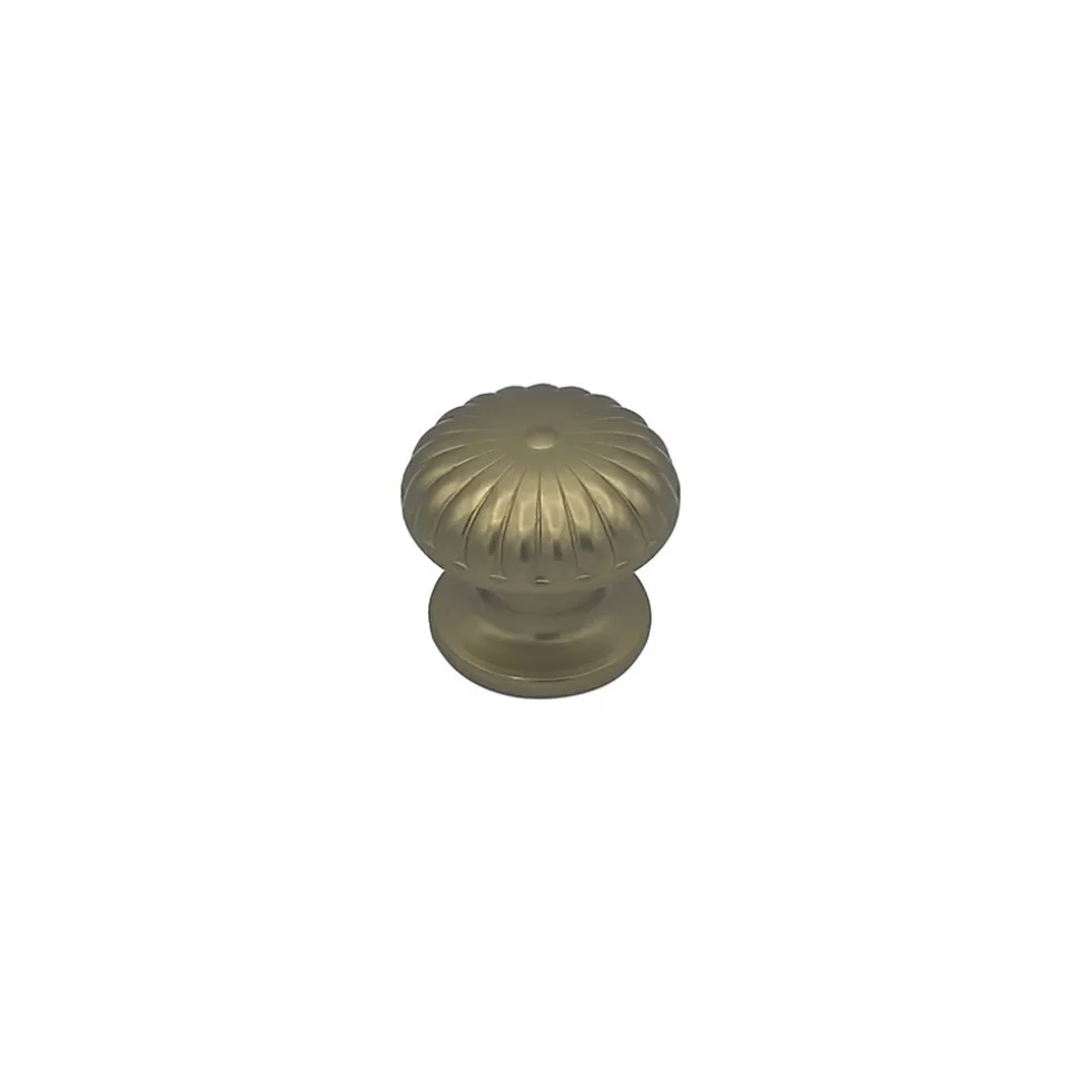 Bouton tirant de porte fixe D60 mm en aluminium Bronze poli - breveté - lot de 6 boutons