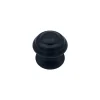 Bouton tirant de porte fixe D70 mm en aluminium Noir - breveté