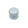 Bouton tirant de porte fixe D70 mm en aluminium GRIS ARGENT - breveté