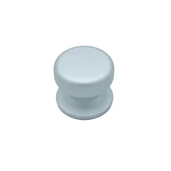 Bouton tirant de porte fixe D70 mm en aluminium GRIS ARGENT - breveté