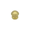 Bouton tirant de porte fixe D60 mm en aluminium Or poli - breveté