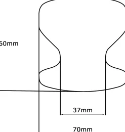 Bouton tirant de porte fixe D70 mm en aluminium Argent poli - breveté - lot de 6 boutons