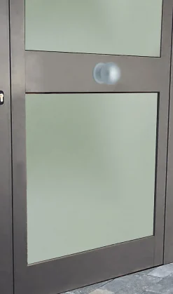 Bouton tirant de porte fixe D70 mm en aluminium Gris argent - breveté - lot de 6 boutons