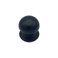 Bouton tirant de porte fixe D70 mm en aluminium Noir - breveté