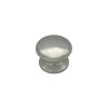 Bouton tirant de porte fixe D70 mm en aluminium Argent poli - breveté - lot de 6 boutons