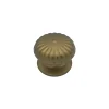 Bouton tirant de porte fixe D80 mm en aluminium Bronze satiné - breveté - lot de 6 boutons