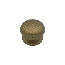 Bouton tirant de porte fixe D80 mm en aluminium Bronze satiné - breveté - lot de 6 boutons