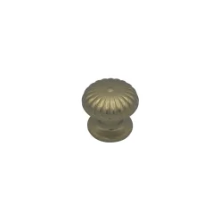Bouton tirant de porte fixe D60 mm en aluminium Bronze poli - breveté .