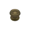 Bouton tirant de porte fixe D80 mm en aluminium Bronze poli - breveté